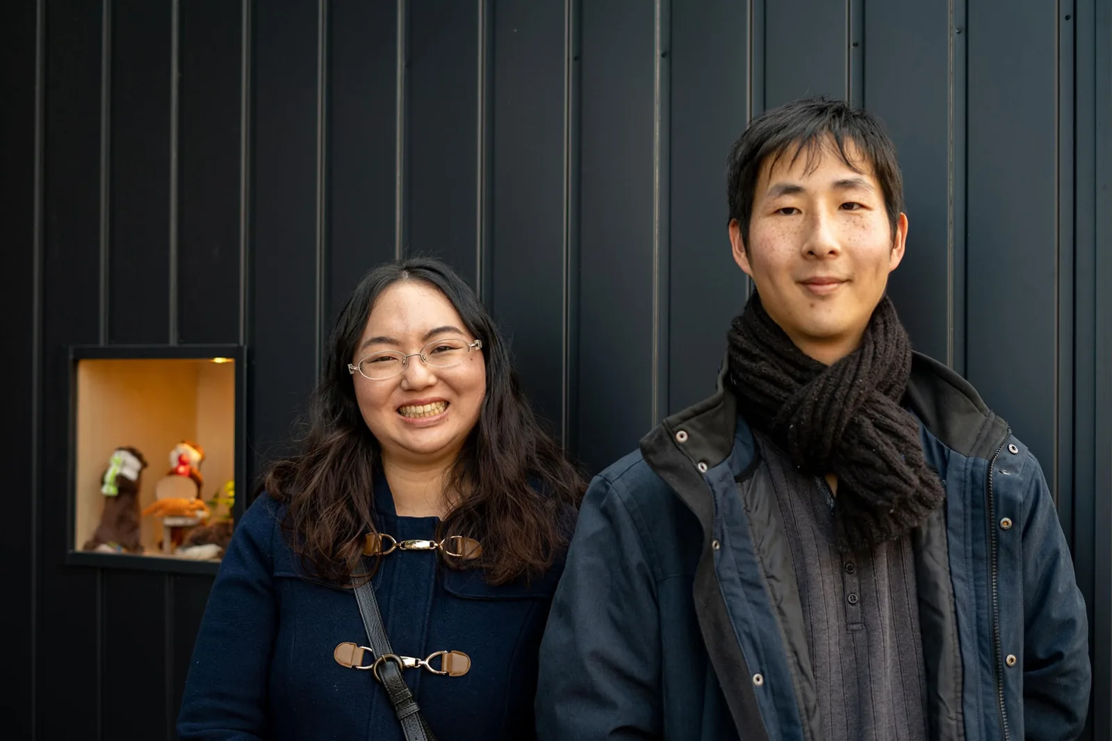 アトリエで手作り結婚指輪を作ったおふたり